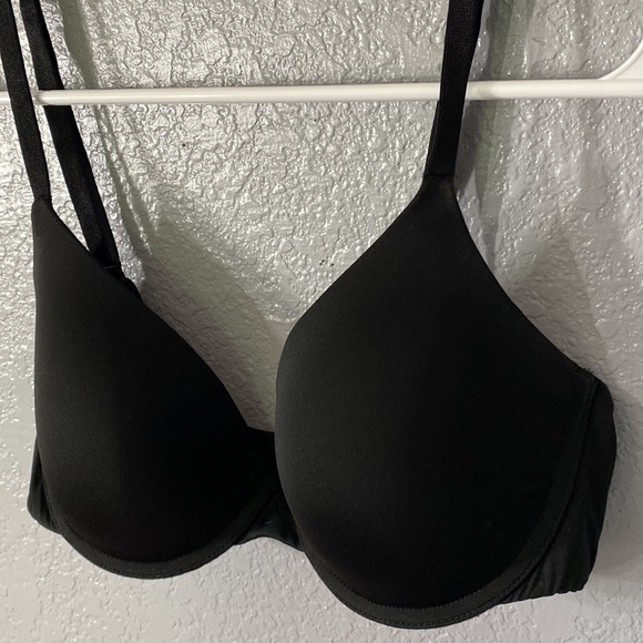 Victoria's Secret Uplift Semi Demi Black Bra - Picture 3 of 15